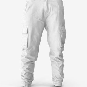 premium Straight Leg Jeans White