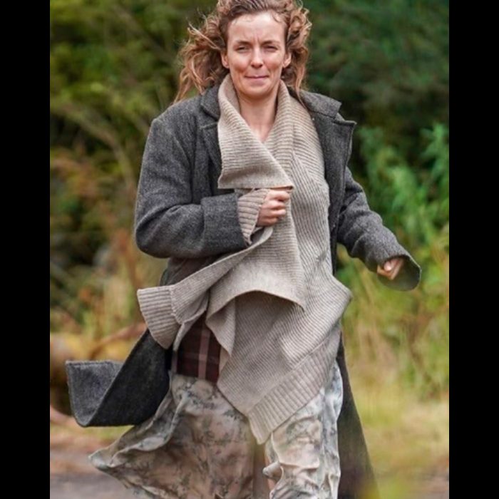 Jodie Comer 28 Years Later 2025 Grey Trench Coat