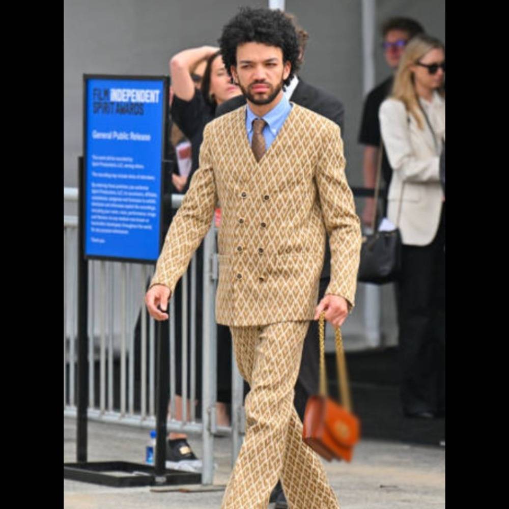 Film Independent Spirit Awards Justice Smith 2025 Suit