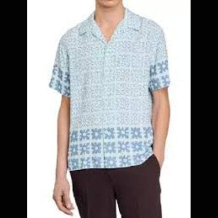 Advertisements 2025 Jake Shane Floral Print Camp Shirt